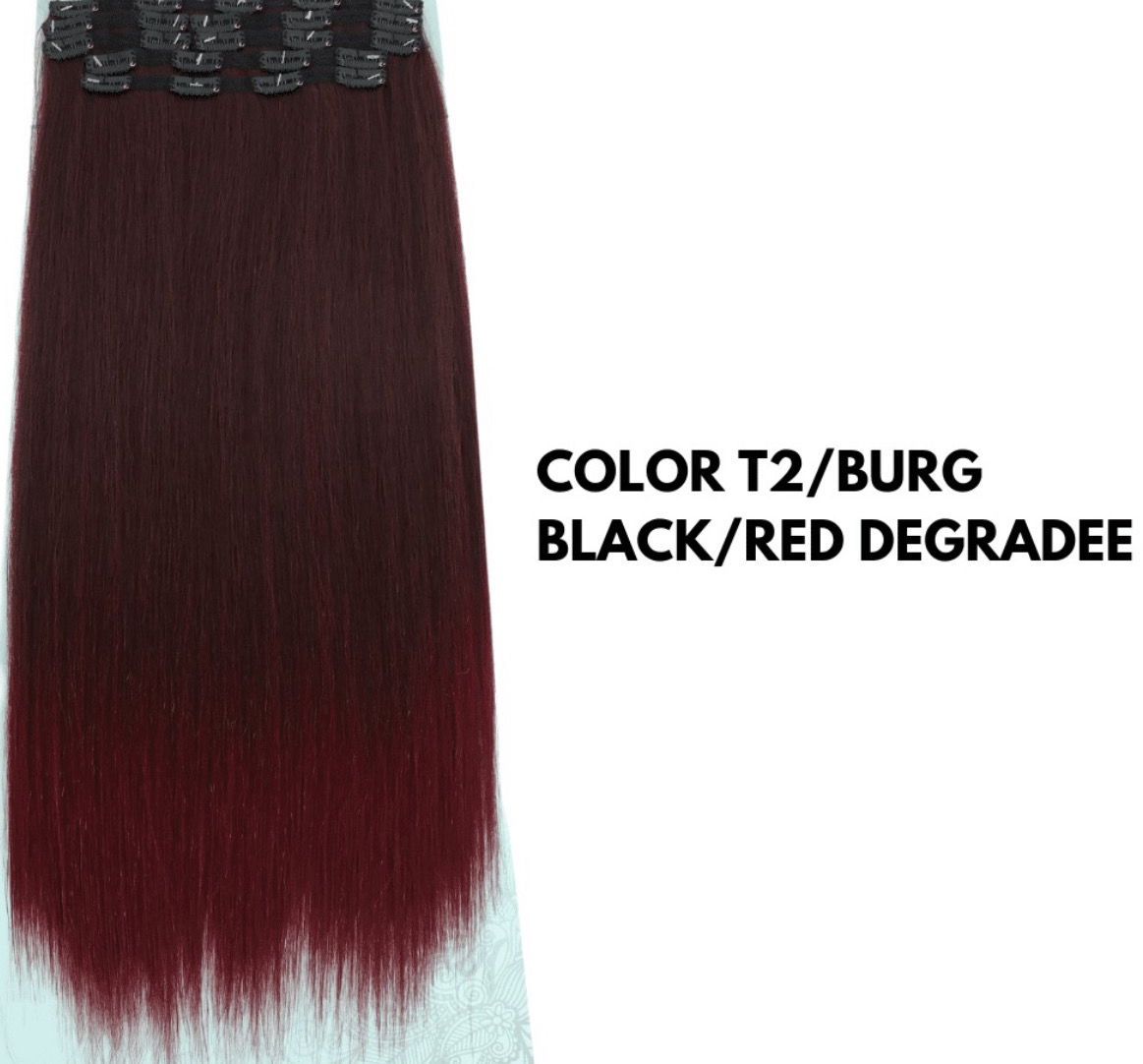 Extension 7 clip rosse Degrade